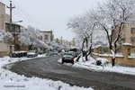 بارش اولین برف زمستانی در اراک