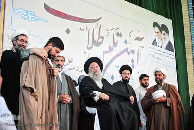 آیین تلبس طلاب مدرسه علمیه فاطمیون اهواز 