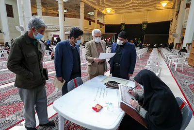 بداهه نگاری مشق سلیمانی در حرم مطهر شاهچراغ(ع) شیراز