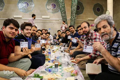 مراسم اعتکاف دانشجویی در دانشگاه تهران