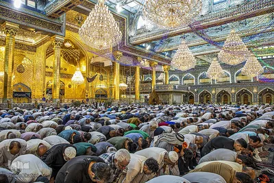 نماز عید سعید قربان در حرم اباالفضل العباس (ع)