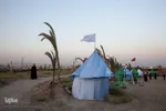 عزاداری شب سوم محرم در بلوار نماز مشهد
