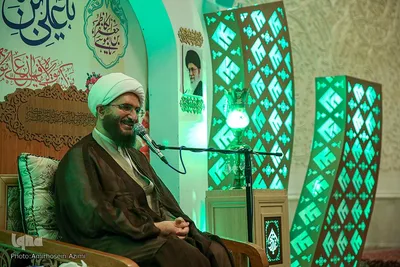 مراسم جشن ولادت امام هادی(ع) در حرم حضرت احمدبن موسی(ع)