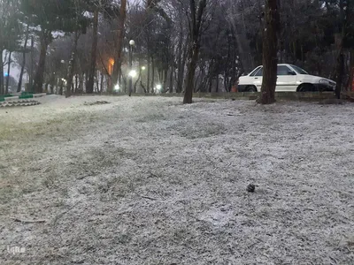 بارش برف زمستانی در اهر