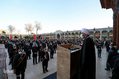 راهپیمایی و سوگواری "عاشقان باب الحوائج" در سومین حرم اهل بیت (ع)