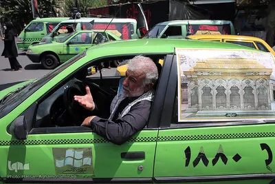 دسته عزاداران حسینی تاکسی رانان شهر تهران
