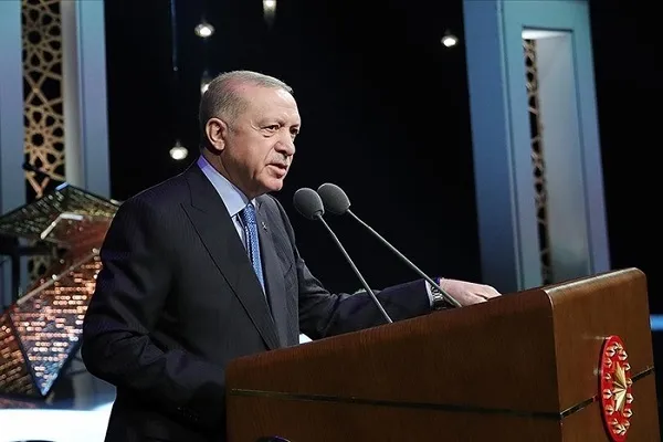 Erdoğan, 'Kur’an-ı Kerim’i Güzel Okuma Yarışması Büyük Finali'ne katıldı