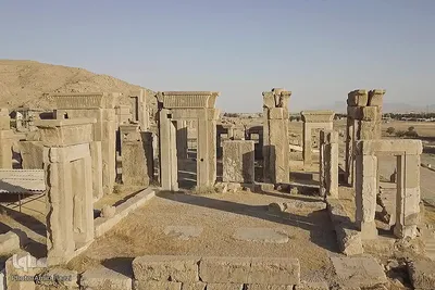 تصاویر هوایی از تخت جمشید