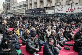 تجمع عزاداران فاطمی در میدان فاطمی