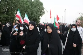 اجتماع مردم اهواز در محکومیت هنجارشکنی‌های اخیر