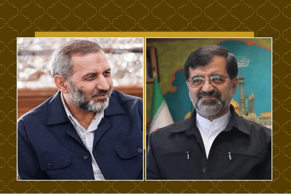 سردار سرتیپ پاسدار سیدمجید موسوی فرمانده نیروی هوافضای سپاه و اکبر بهنام‌جو، استاندار قم