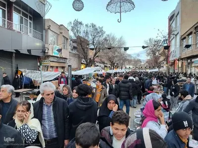حال و هوای بازار اهر در روزهای پایانی سال ۱۴۰۴
