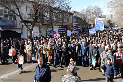 راهپیمایی ۲۲ بهمن در شهرستان اهر