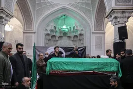 مراسم تشییع پیکر مطهر آیت‌الله امامی کاشانی