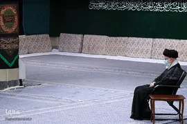 آخرین شب عزاداری حضرت اباعبدالله الحسین (ع) با حضور رهبر انقلاب اسلامی در حسینیه امام خمینی (ره)
