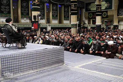 دیدار جمعی از موکب‌داران عراقی با رهبر انقلاب