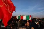 تدفین پیکر شهید گمنام دفاع مقدس دراهر