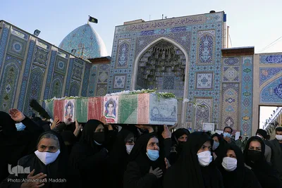 مراسم تشییع و تدفین پاسدار شهید «فیض‌الله کنعانی حقیقی» در شیراز‎‎