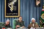 نشست خبری سردار زارع کمالی فرمانده سپاه الغدیر یزد‎‎