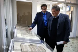  محسن هاشمی رفسنجانی، رییس شورای اسلامی شهر تهران و سید محمد جواد شوشتری، سرپرست خبرگزاری ایکنا