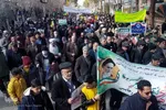 حضور پرشور مردم نایین در راهپیمایی ۲۲ بهمن