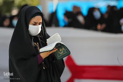 عزاداری سالروز شهادت حضرت زهرا(س)در حرم شاهچراغ(ع)