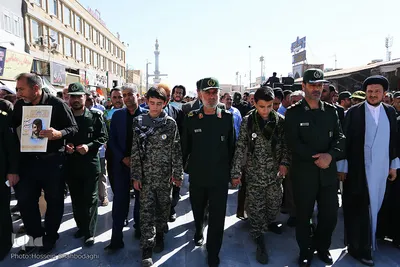 تشییع شهید مدافع حرم ابراهیم رشید‎ در قم