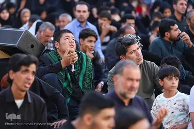 مراسم عزاداری شب شهادت امام رضا(ع) در حرم مطهر رضوی