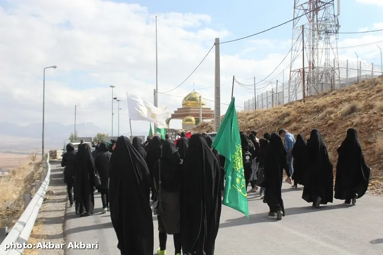 برگزاری پیاده‌روی دانشگاهیان پیام نور شهرکرد در آستانه اربعین