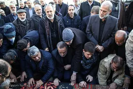 مراسم تشییع پیکر مرحوم حجت الاسلام والمسلمین سید هاشم رسولی محلاتی