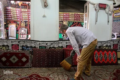 سیاه پوشان هیات جوانان بنی هاشمی شیراز