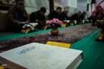 آیین جزءخوانی قرآن کریم در مسجد ملامحسن خمینی‌شهر