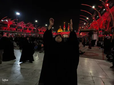 حال و هوای بین الحرمین در شام شهادت حضرت زینب(س)