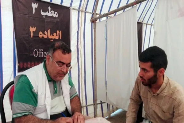 استقرار تیم‌های بهداشتی و درمانی هرمزگان در مسیر پیاده‌روی اربعین