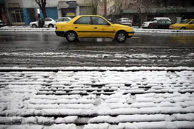 بارش برف زمستانی در تهران