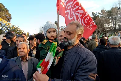 راهپیمایی همبستگی ملی در کاشان