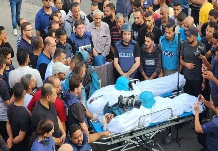 Gazze'de şehit olan gazetecilerin sayısı 152'ye yükseldi