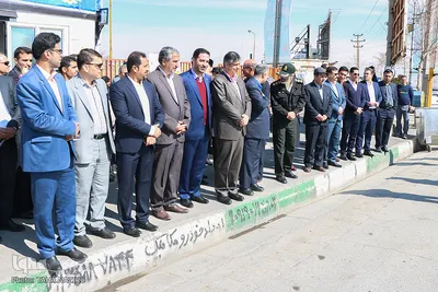 آیین استقبال از مسافران نوروزی در اراک