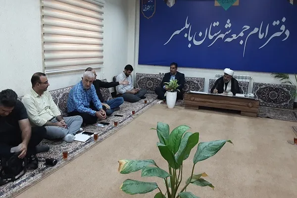 نشست اعضای بسیج رسانه و امام جمعه شهرستان بابلسر