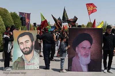 مراسم عزاداری عاشورای حسینی در میدان امام خمینی (ره) اصفهان