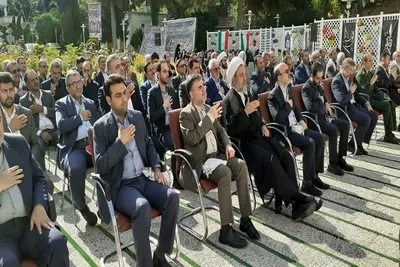 اولین سالگرد خاکسپاری شهید خوشنام و 9 شهید استانداری مازندران
