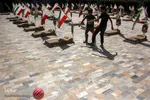 اسکان سیل زدگان در یادمان شهدای هویزه 