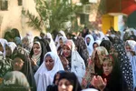 اقامه نماز عید فطر در محله منبع آب اهواز 