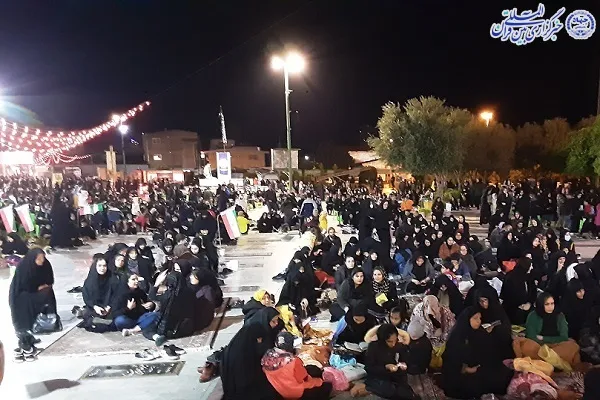 آیین لیالی شب قدر در آستان مقدس امام زاده ابراهیم بابلسر