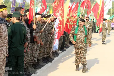 تجمع بزرگ بسیجیان خوزستان