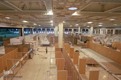 آماده سازی نمایشگاه بین المللی قرآن
