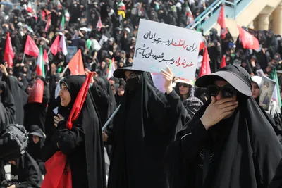 مراسم وداع با رهبر شهید انقلاب در مصلی امام خمینی (ره)
