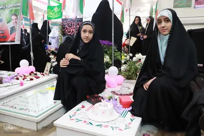 بزرگداشت روز دختر در گلزار شهدا وادی رحمت تبریز