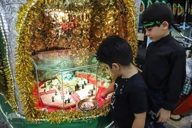 مراسم عزاداری شب سوم ماه محرم در عباسیه اهواز