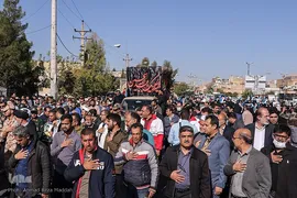 مراسم تشییع پیکر مطهر شهید مدافع حرم، سردار «داوود جعفری»